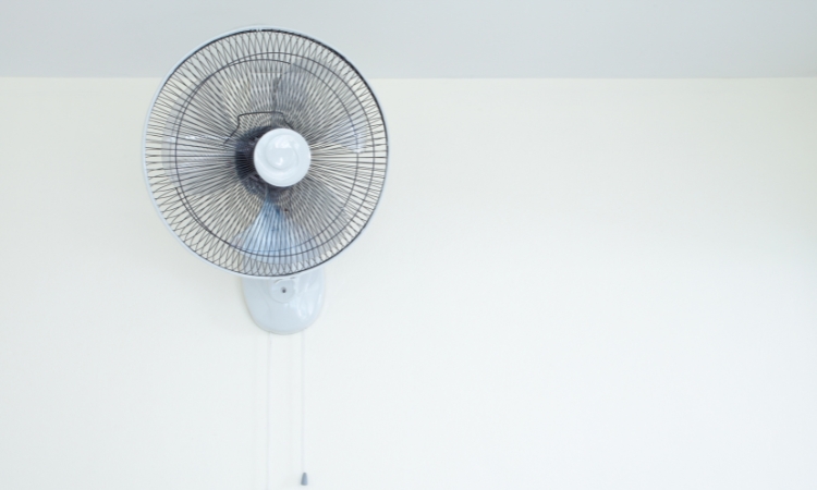 Wall Fan in a Room