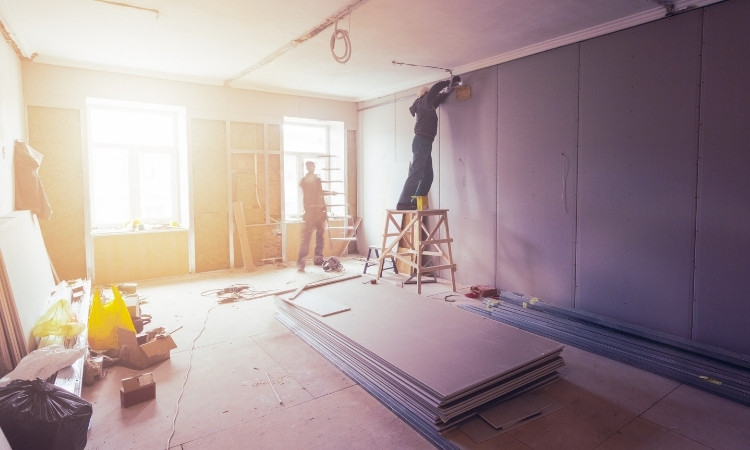 drywall partition installation