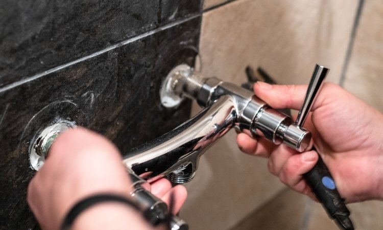 how to install a new shower faucet