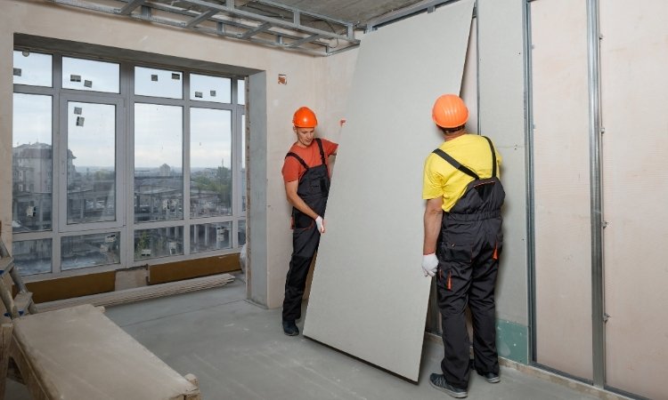 install a drywall partition