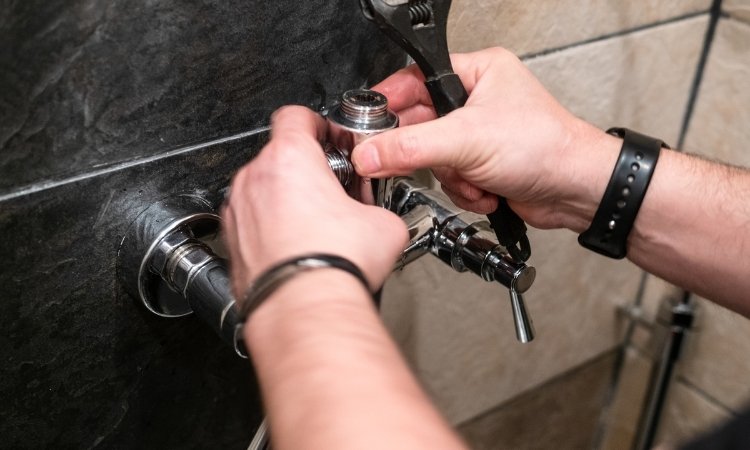 installing a new shower faucet