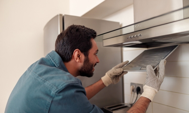 replacing a kitchen exhaust fan