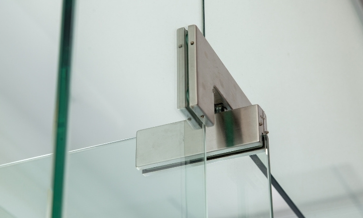 glass door hinges replacement