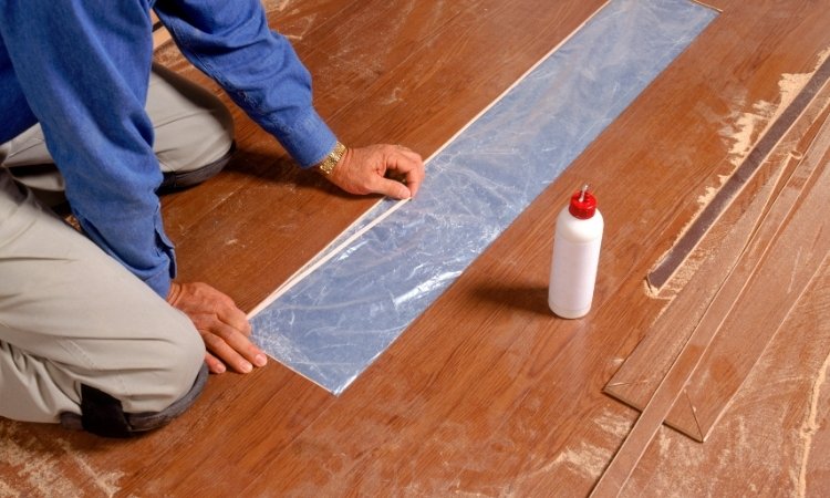 how to repair wood floor scratch