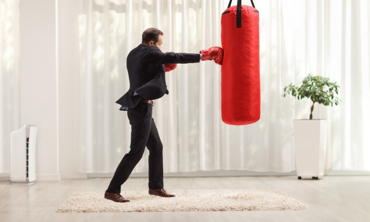 hang a heavy punching bag