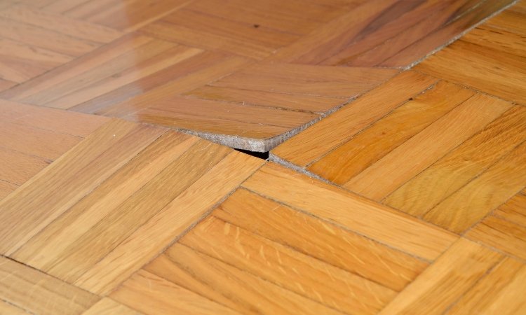 how to repair a water damaged floor