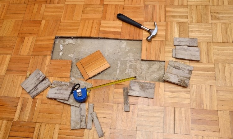 repair a water damaged floor