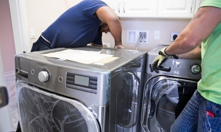 How to install a dryer machine