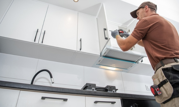 repair a kitchen cabinet